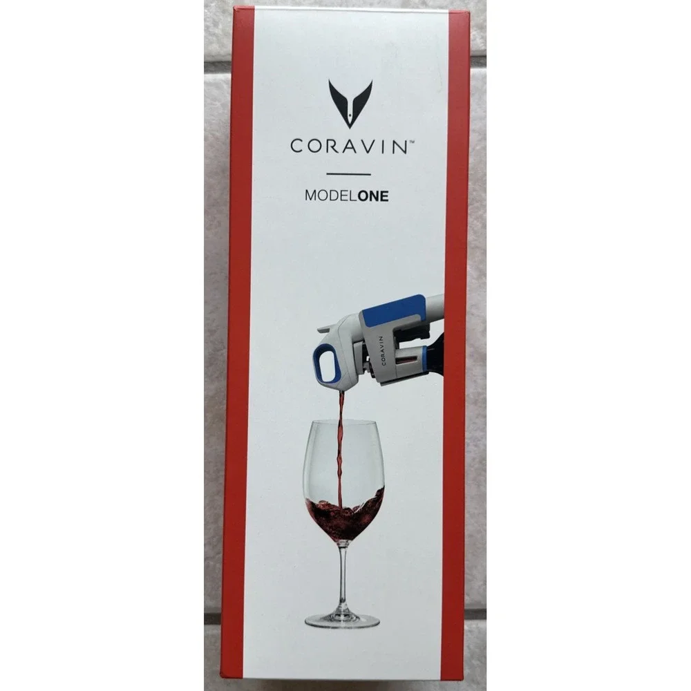 Coravin Wine Pourer & Preservation System - Model One - Blue Gray New/Sealed